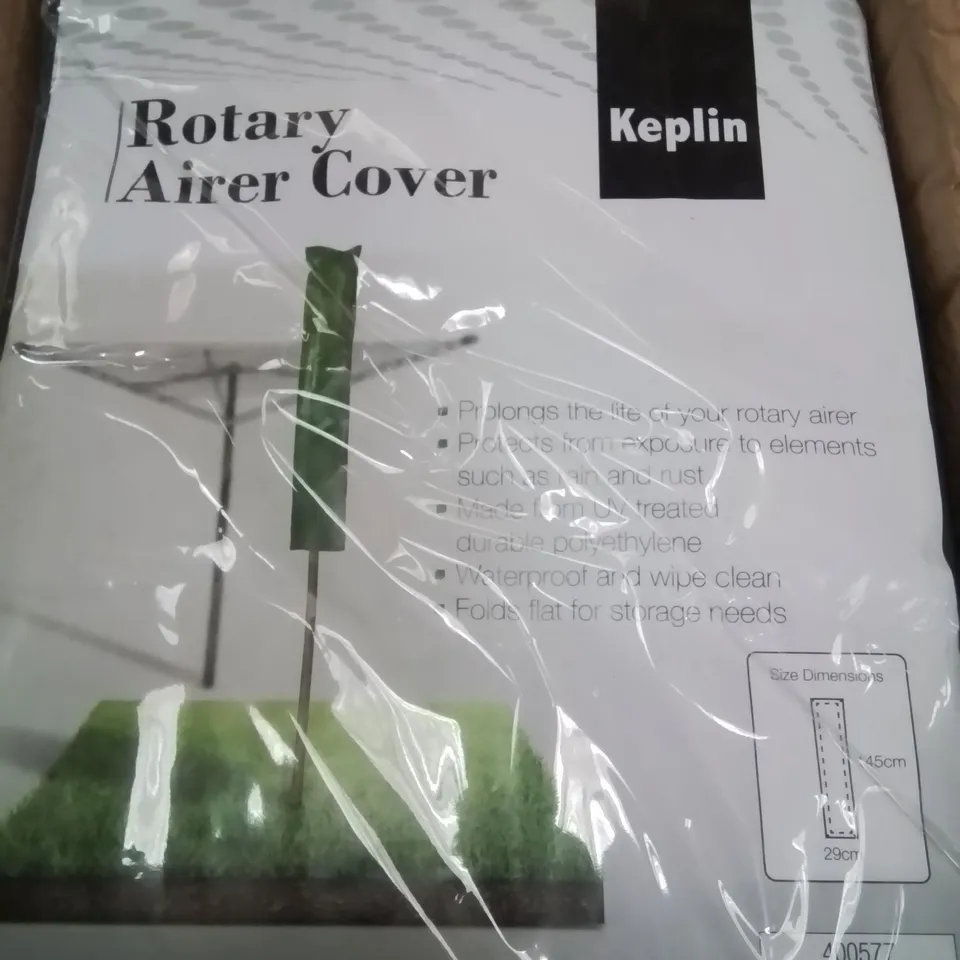 BOX CONTAINING APPROXIMATELY 48 BRAND NEW ROTARY AIRER COVER