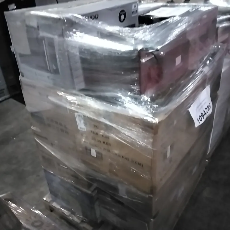 PALLET OF APPROXIMATELY 16 UNPROCESSED RAW RETURN MICROWAVES AND OVENS TO INCLUDE;