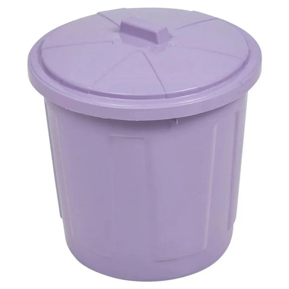 BOXED AIYANA 5L RUBBISH BIN COLOUR: LILAC (2 BOXES)