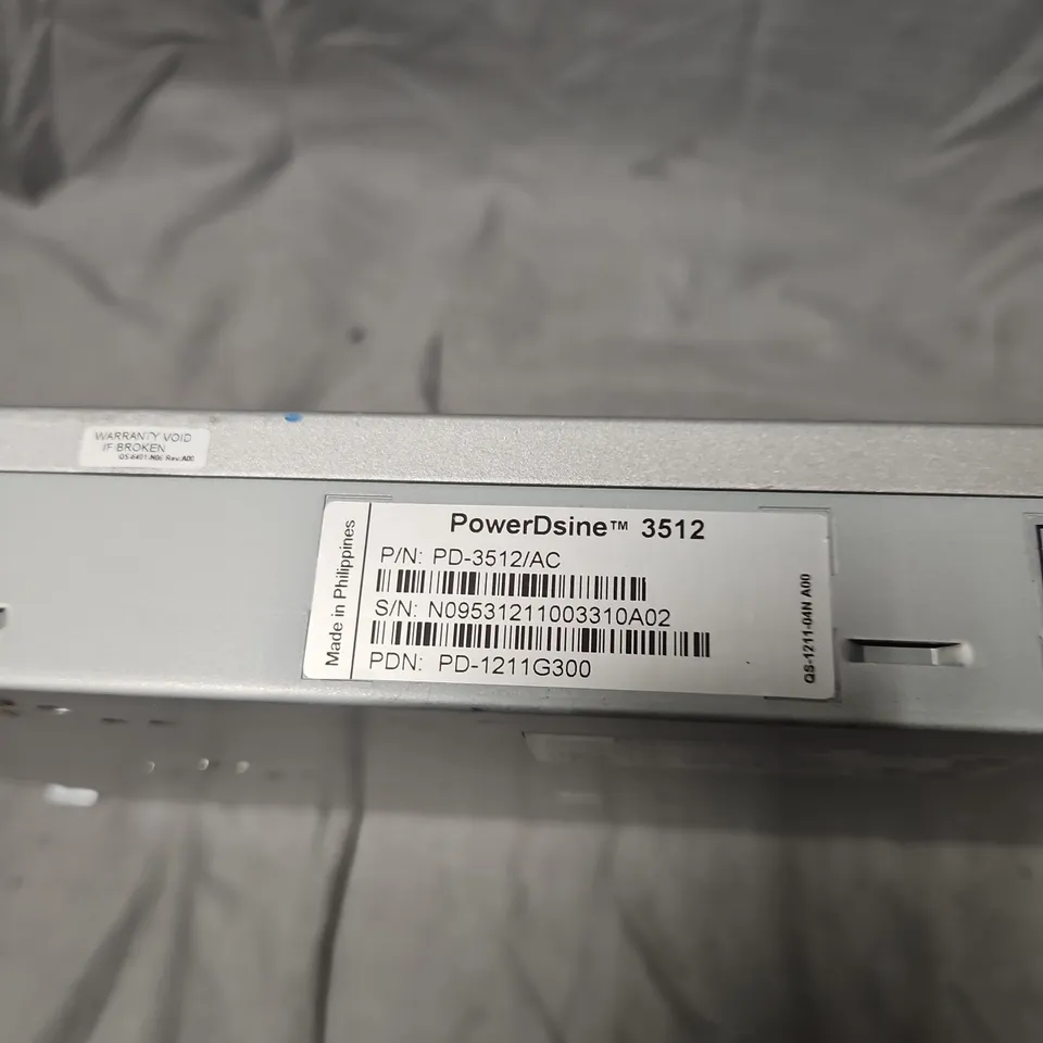 POWERDSINE 3512 POE MIDSPAN INJECTOR – 12-PORT (PD-3512/AC) NETWORK DEVICE