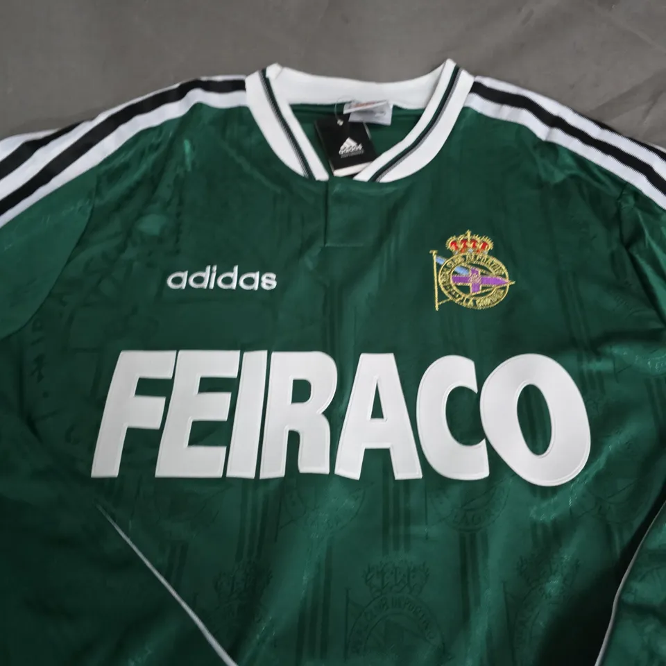 RETRO DEPORTIVO LA CORUNA JERSEY - SIZE XL