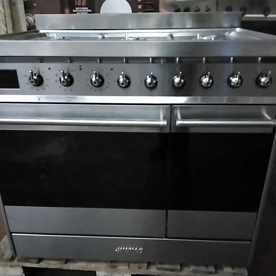 SMEG C92GPX9 90CM DUAL FUEL COOKER