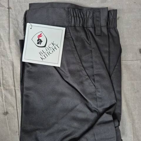 BLACK KNIGHT WORKWEAR TROUSERS IN BLACK SIZE 48