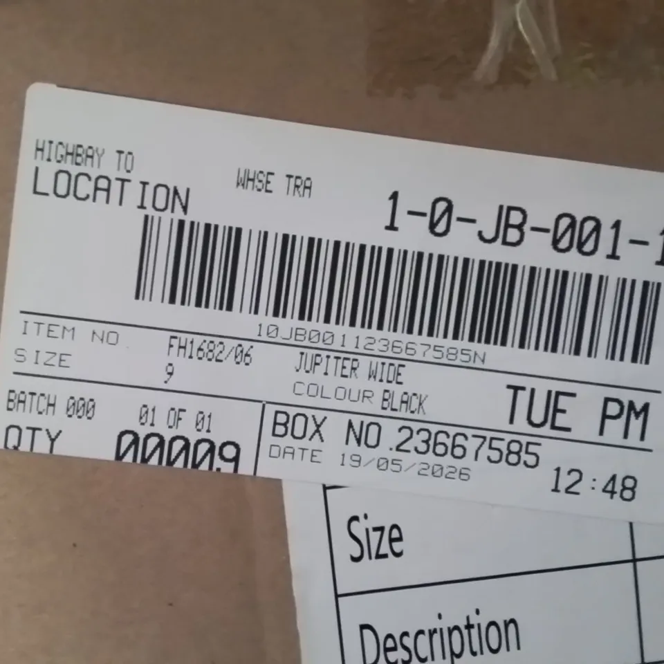 BOXED BRAND NEW APPROXIMATELY 9 SIMPLY BE JUPITER EXTRA WIDE SHOES BLACK SIZE 9