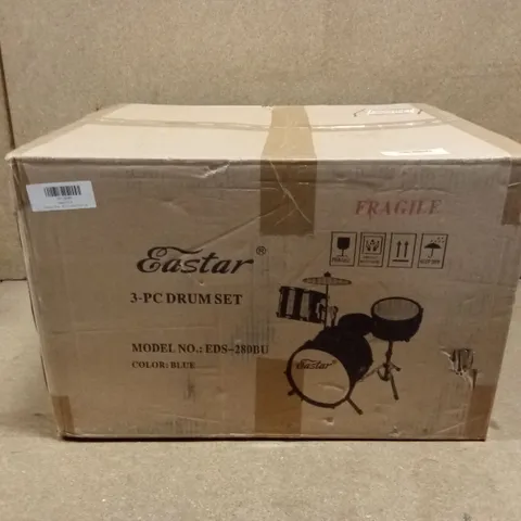BOXED EASTAR 3-PC DRUM SET - BLUE // EDS-280BU