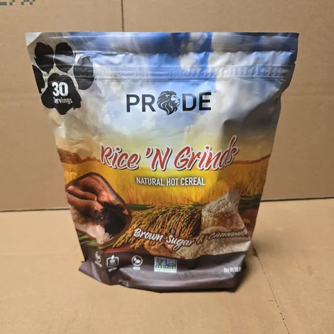 RICE 'N GRINDS NATURAL HOT CEREAL - BROWN SUGAR & CINNAMON - 1.4KG