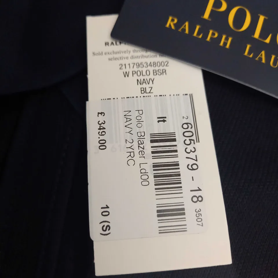 POLO RALPH LAUREN BLAZER JACKET SIZE 