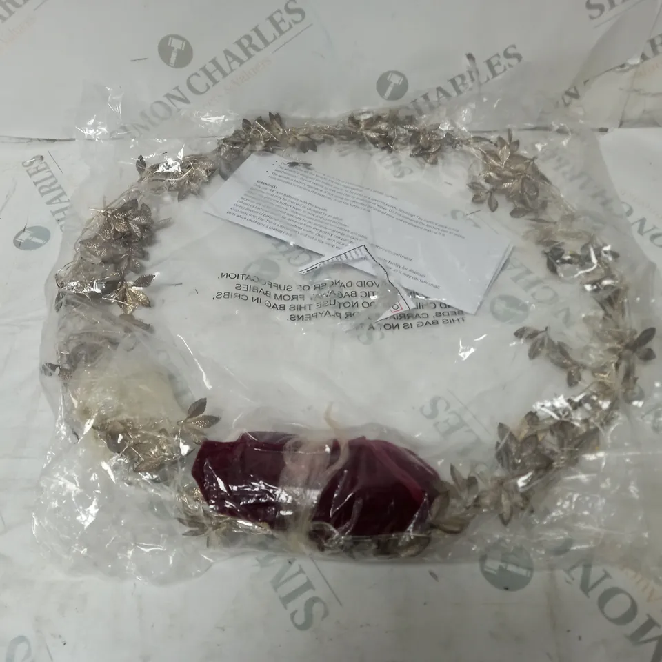 ALISON CORK PRE LIT JEWELLED WREATH