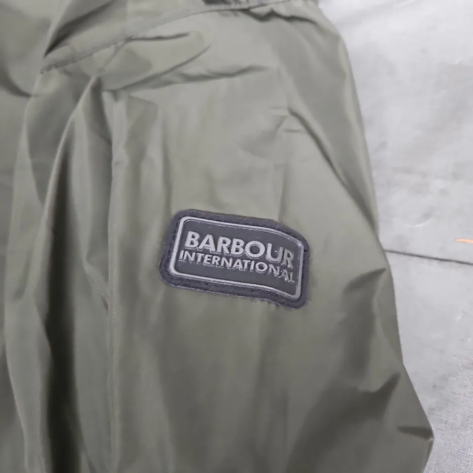BARBOUR FULL ZIP LIGHTWEIGHT JACKET - SIZE 14