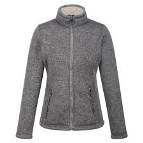 BRAND NEW REGATTA WOMEN'S RAZIA II FULL ZIP FLEECE IN STORM GREY - UK 16