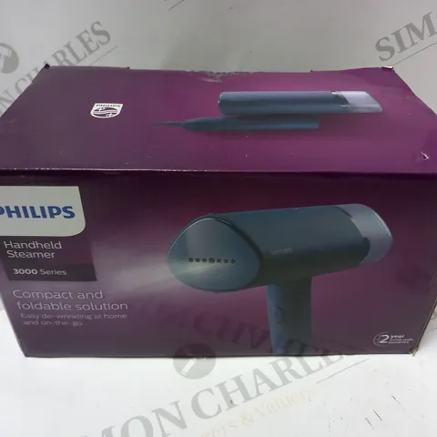 BOXED PHILIPS HANDHELD STEAMER 3000 SERIES