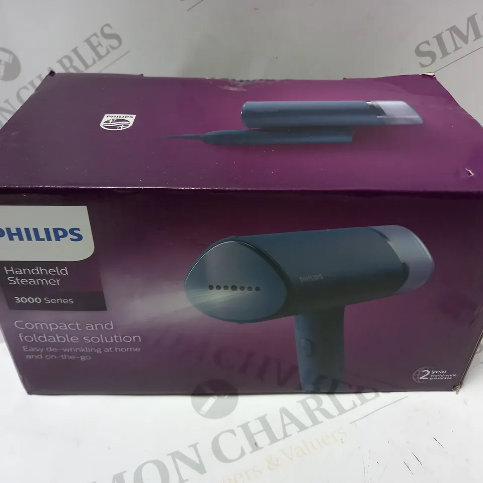 BOXED PHILIPS HANDHELD STEAMER 3000 SERIES
