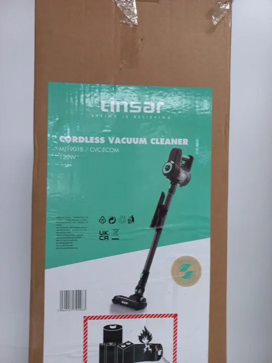 Lot 1310: LINSAR CORDLESS VACUUM CLEANER – BOXED - 5936900 | Simon ...