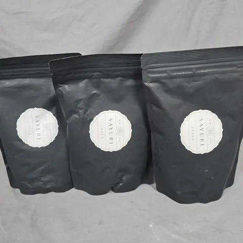 LOT OF 3 SAYURI JAPAN HIKARI MATCHA GREEN TEA - 250G BAGS