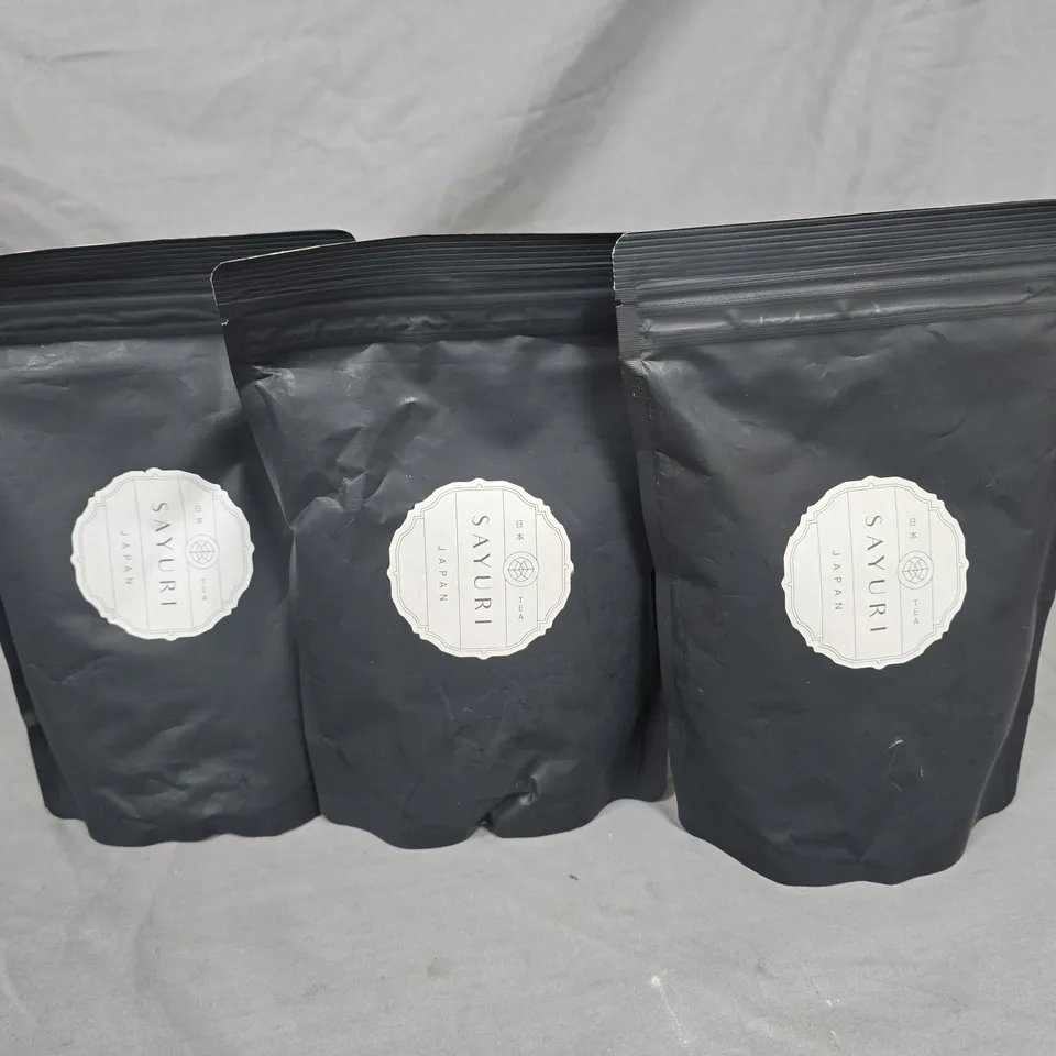LOT OF 3 SAYURI JAPAN HIKARI MATCHA GREEN TEA - 250G BAGS