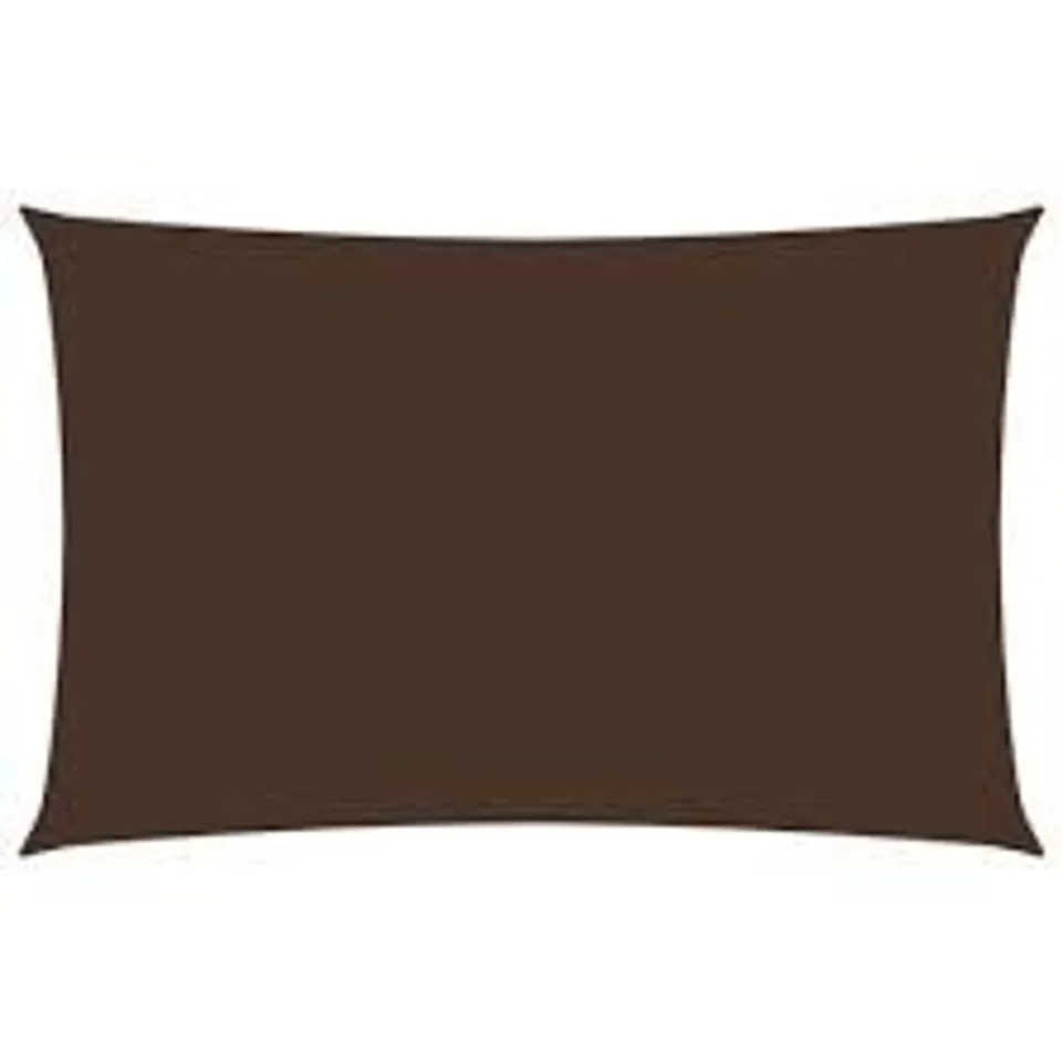 BAGGED BREIGHANNA 5M × 8M RECTANGULAR SHADE SAIL - BROWN 