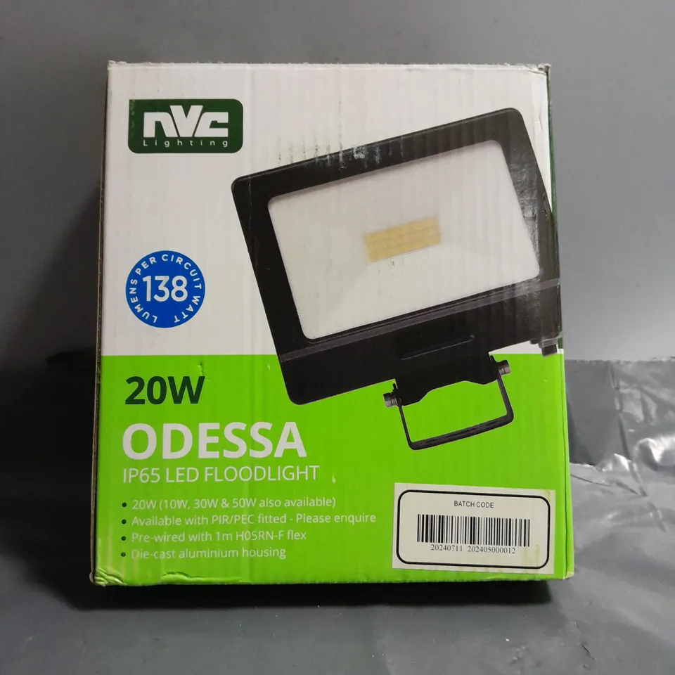 BOXED NVC 20W ODESSA LED FLOODLIGHT 