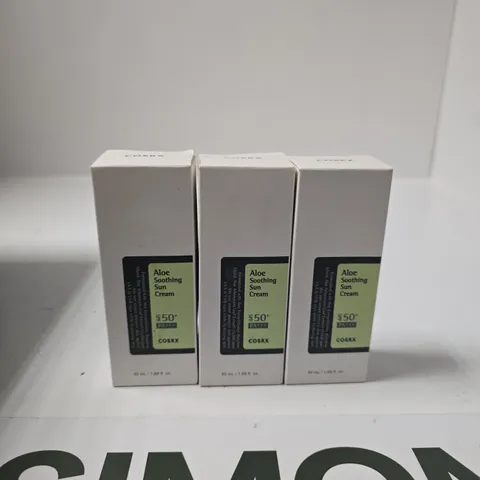COSRX ALOE SOOTHING SUN CREAM SPF 50+ β PACK OF 3 BOXES