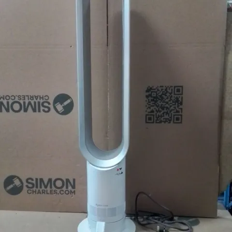 BOXED DYSON AM07 COOL™ TOWER FAN, WHITE/SILVER