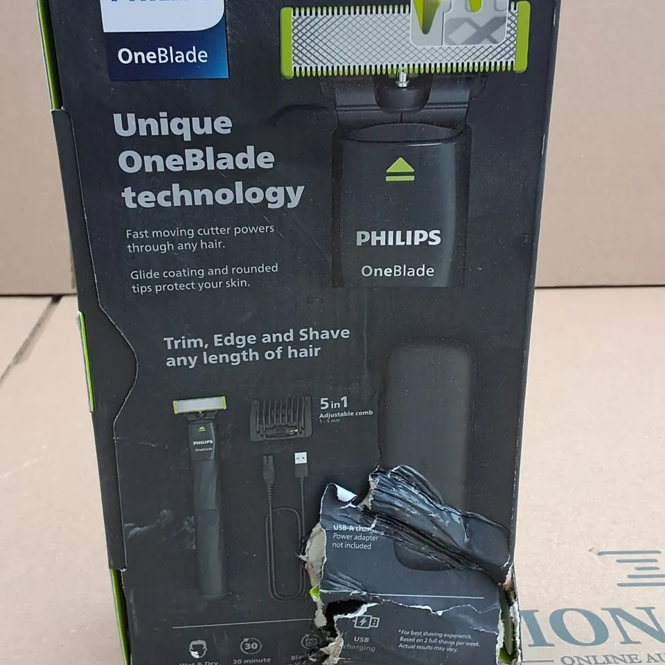 PHILIPS ONE BLADE BLACK LIMITED EDITION SHAVER