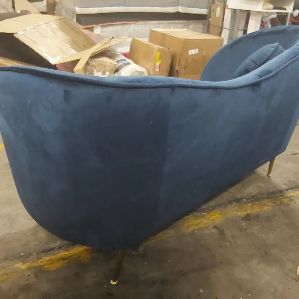 QUALITY DESIGNER CASTILLO 2 SEATER VELVET SOFA