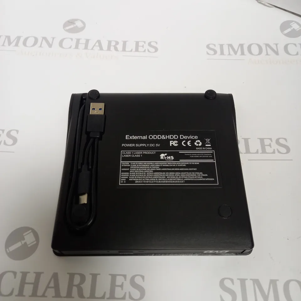 BOXED POP-UP MOBILE EXTERNAL ODD AND HDD DEVICE.  
