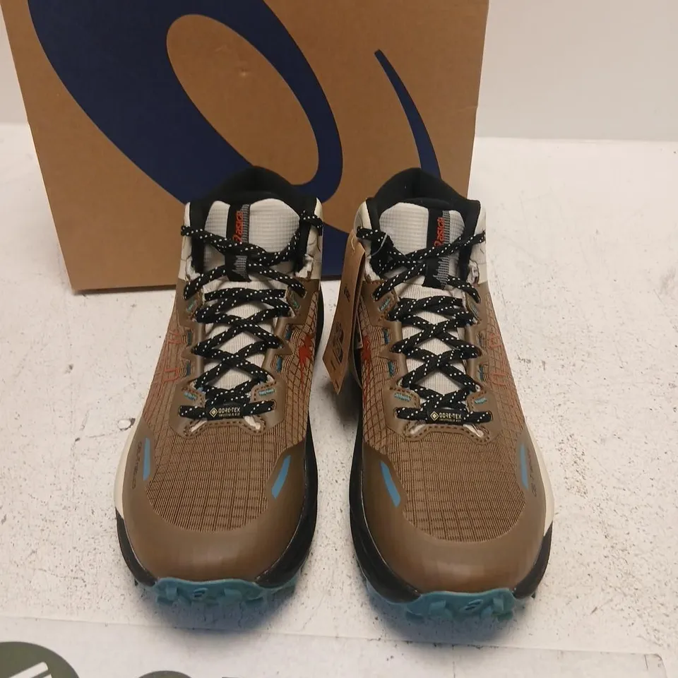 ASICS GEL-TRABUCO MT GTX HIKING SHOES – CLAY CANYON/SPICE LATTE, UK 7.5