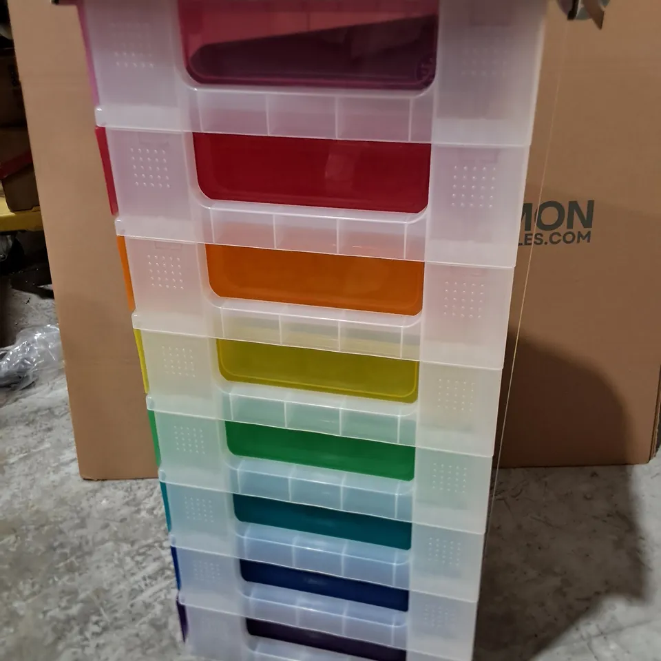 REALLY USEFUL BOX 8-DRAWER PLASTIC STORAGE CHEST