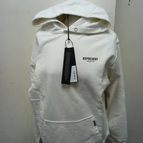 REPRESENT OWNERS CLUB WHITE HOODIE SIZE XS