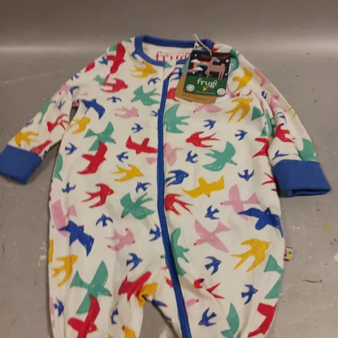 FRUGT ZENNOR ZIP UP ROMPER - 0-3 MONTHS