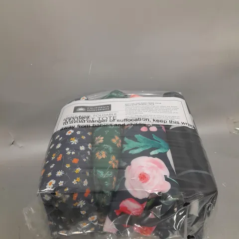 4X INSULATED MARKET TOTE FLORAL