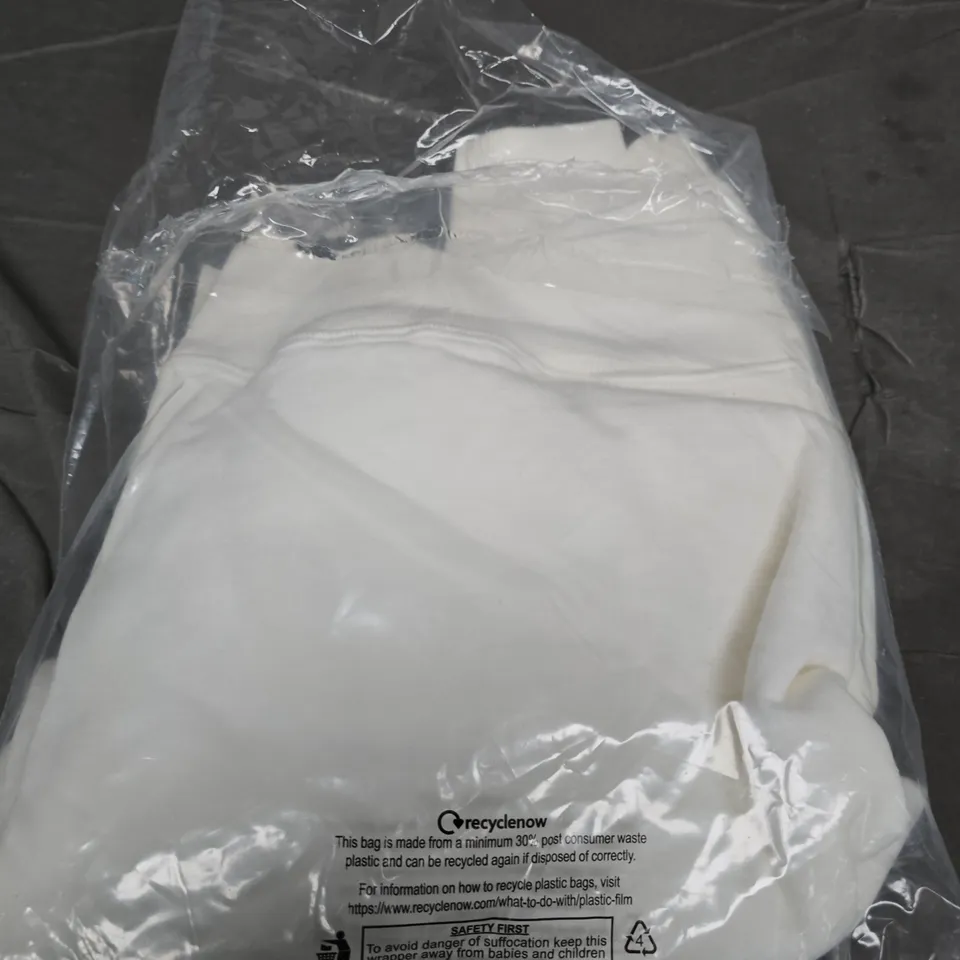 DIADORA LEGACY CREW SWEAT – SNOW WHITE, SIZE SMALL