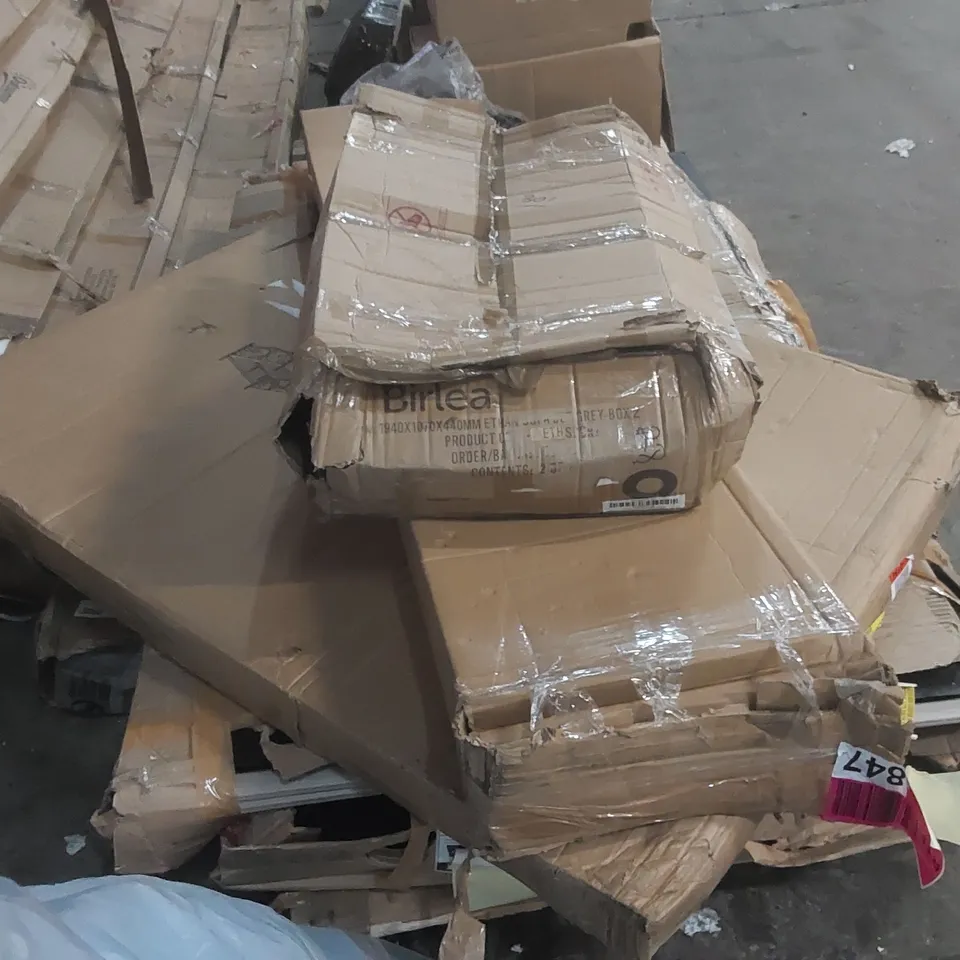 PALLET CONTAINING ASSORTED FURNITURE PARTS ECT