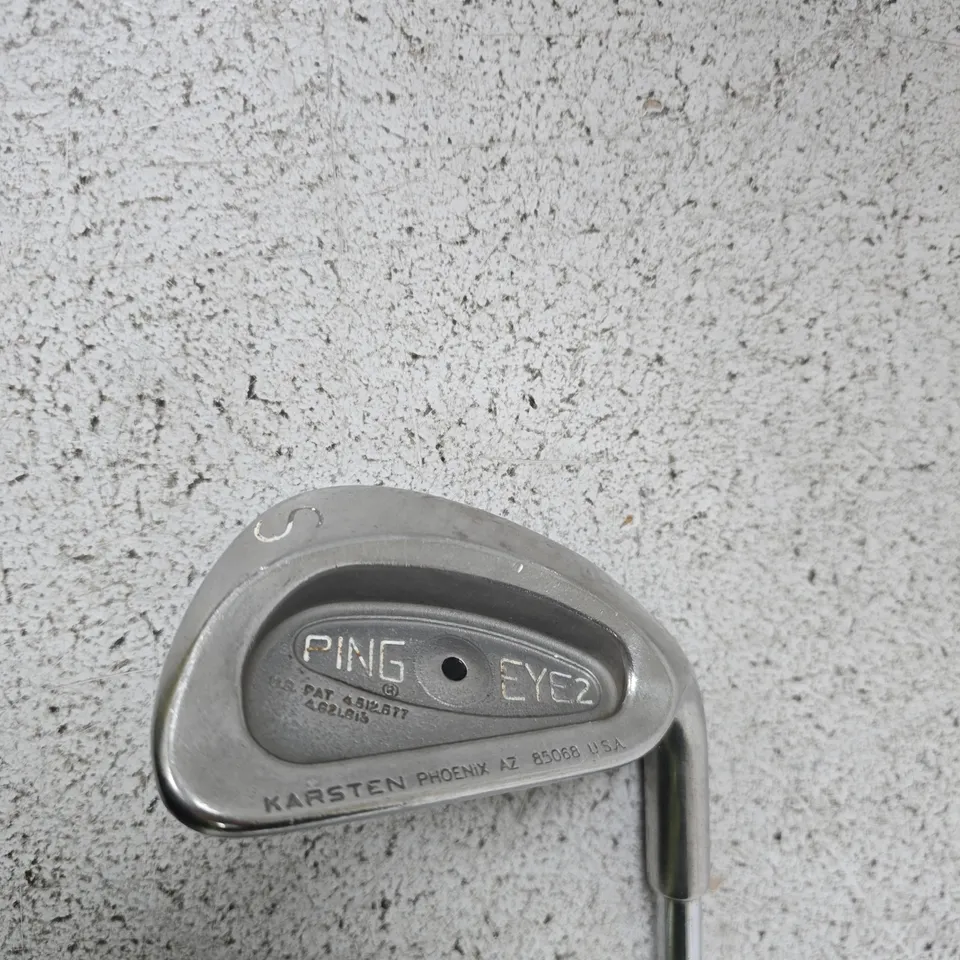 PING EYE2 GOLF IRON WITH LAMKIN GRIP (KARSTEN SHAFT) – SINGLE CLUB