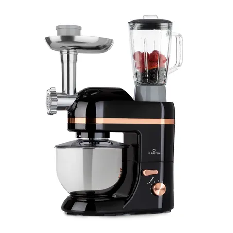 KLARSTEIN LUCIA 1800W 5L STAND MIXER WITH MEAT GRINDER BLACK