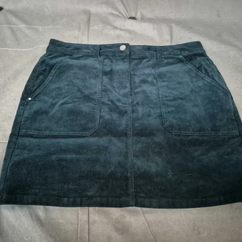 DOROTHY PERKINS SKIRT IN DARK GREEN - UK 16