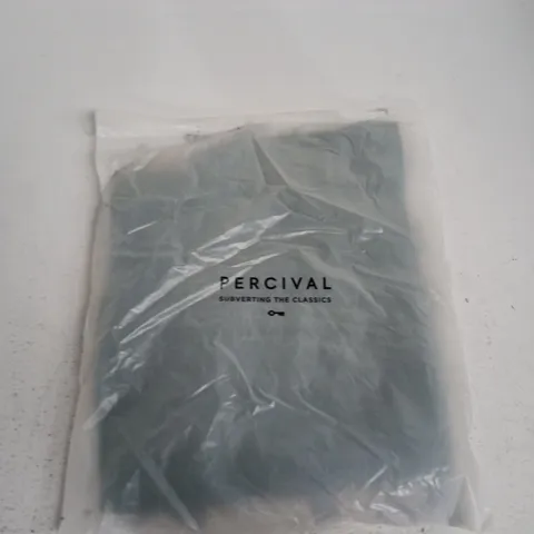 BAGGED PERCIVAL TAILORED LINEN TROUSERS IN FOREST GREEN - 32L
