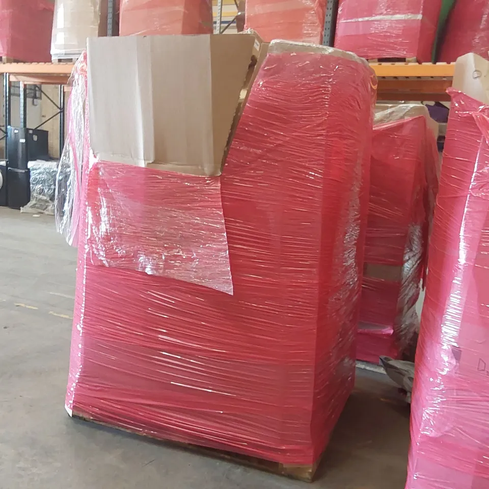 PALLET OF ASSORTED ITEMS INCLUDING: AIR FRYER, COOKER HOOD, STOOL, PRESSURE AIR FRYER ECT