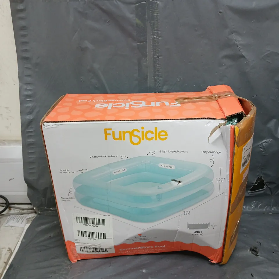 FUNSICLE SUMMERBLOCK POOL 5.5FT RRP £19.99