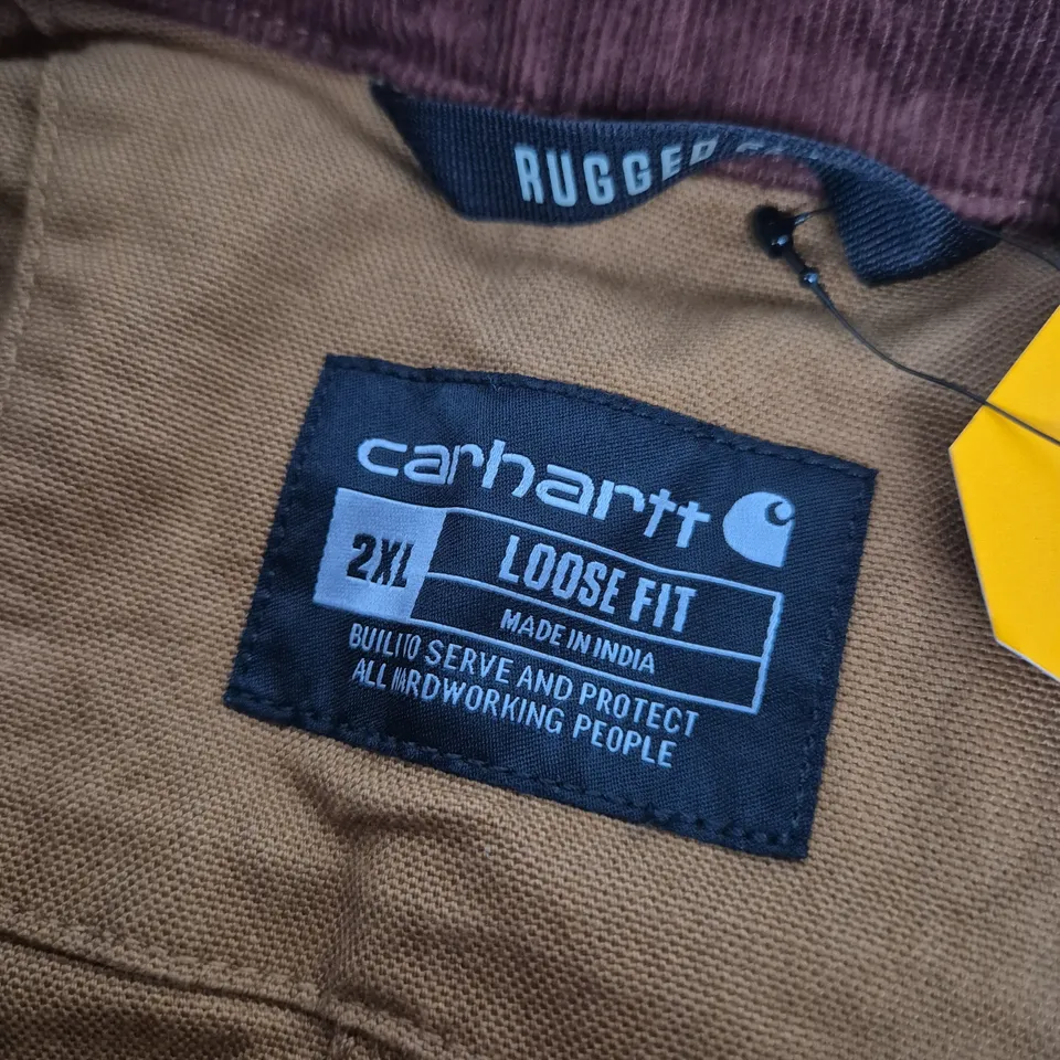 CARHARTT RUGGED DUCK CHORE COAT – LOOSE FIT, SIZE L