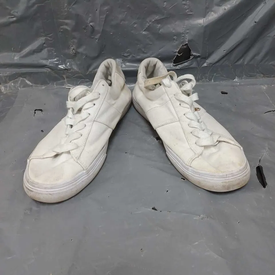 RALPH LAUREN POLO SAYER-NE TRAINERS WHITE SIZE 10