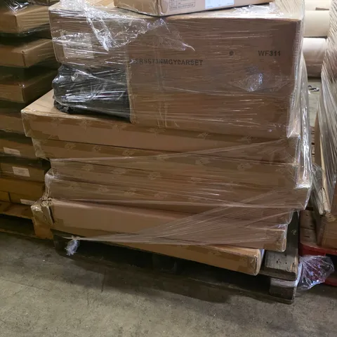 PALLET CONTAINING A LARGE QUANTITY OF ASSORTED FLAT PACKED FURNITURE