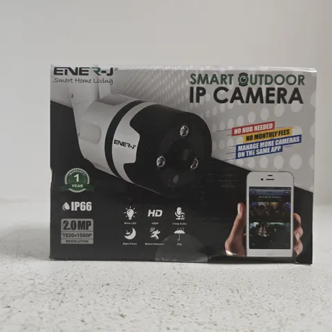 ENER-J SMART OUTDOOR IP CAMERA – BOXED