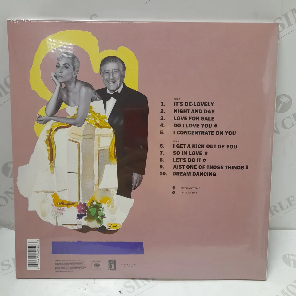 TONY BENNETT AND LADY GAGA LOVE FOR SALE VINYL