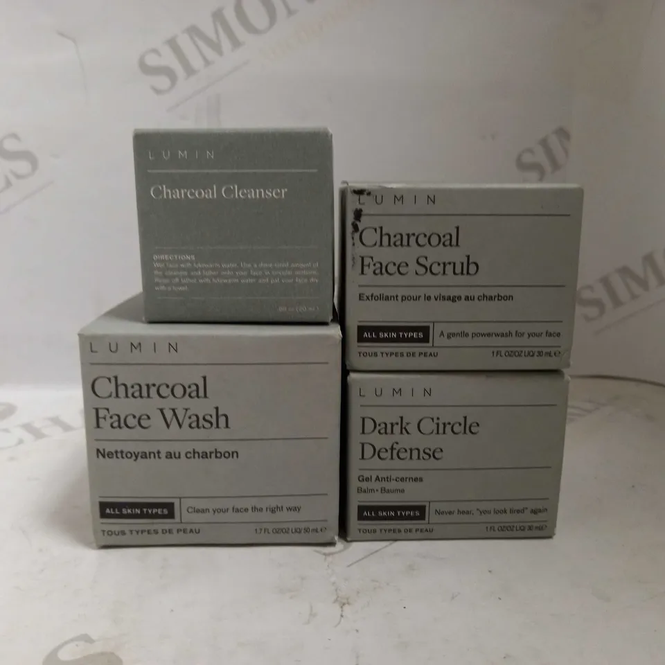 LOT OF 4 LUMIN SKINCARE ITEMS