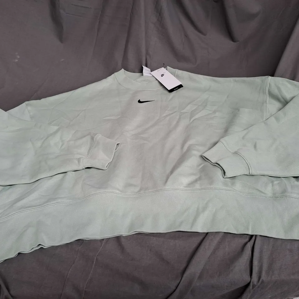 WOMENS NIKE CROPPED SWEATSHIRT SIZE L 