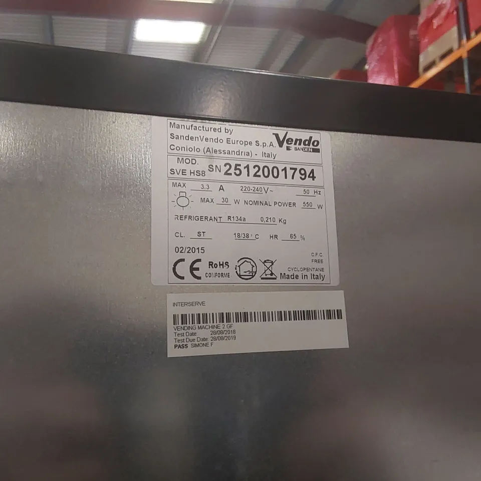 VENDO SANDEN VENDING MACHINE