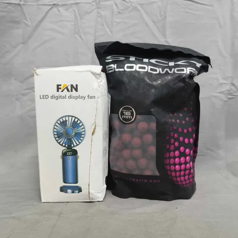 APPROXIMATELY 10 ASSORTED HOUSEHOLD ITEMS TO INCLUDE DIGITAL DISPLAY FAN, ETC - COLLECTION ONLY
