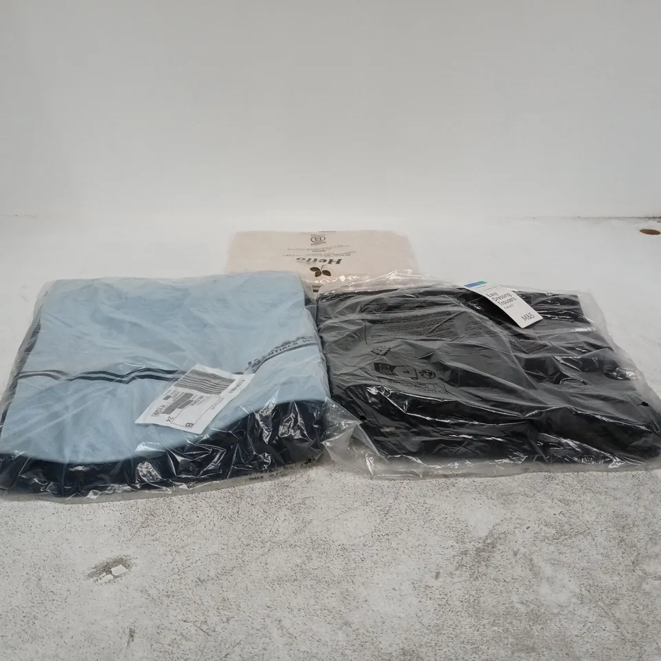 BOX OF APPROXIMATELY 25 ASSORTED CLOTHING ITEMS TO INCLUDE M&S, JACK AND JONES ETC