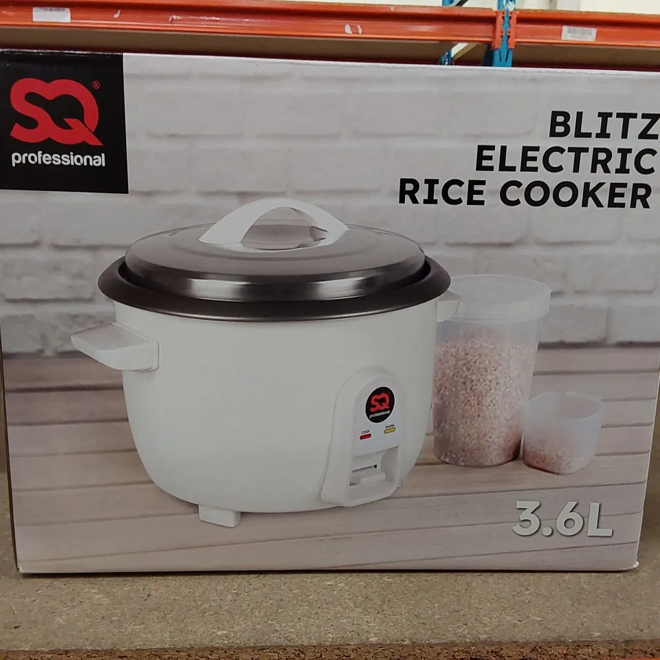 BOXED SQ PROFESSIONAL BLITZ RICE COOKER WITH REMOVABLE NON-STICK INNER BOWL (1 BOX)